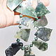 Mysterious Forest Necklace (quartz with chlorite, chalcedony). Necklace. Selberiya shop. My Livemaster. Фото №4