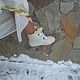 Заказать Валяные ботиночки  "Зимняя свадьба". Eco Shoes by Julia Pizar. Ярмарка Мастеров. . Свадебные туфли Фото №3
