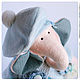 Заказать Слоник Gretta (PinkElphCollection). Handmade by Artveronika. Ярмарка Мастеров. . Мягкие игрушки Фото №3