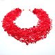 Necklace "Red wine"  red coral. Necklace. Galina Svetlova. My Livemaster. Фото №5
