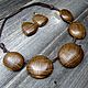 Necklace with earrings made of stained oak. Necklace. 13marko. Online shopping on My Livemaster.  Фото №2