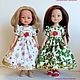 Dress with embroidery for dolls like Paola Reina 32. Clothes for dolls. dressupthedoll (dressupthedoll). My Livemaster. Фото №4