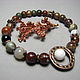 Picasso Jasper bracelet, oceanic, red and copper ' Colors'. Bead bracelet. Beautiful gifts for the good people (Alura-lights). My Livemaster. Фото №4