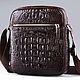 Men's bag made of genuine crocodile leather IMA0791VK1. Men\'s bag. CrocShop. Online shopping on My Livemaster.  Фото №2