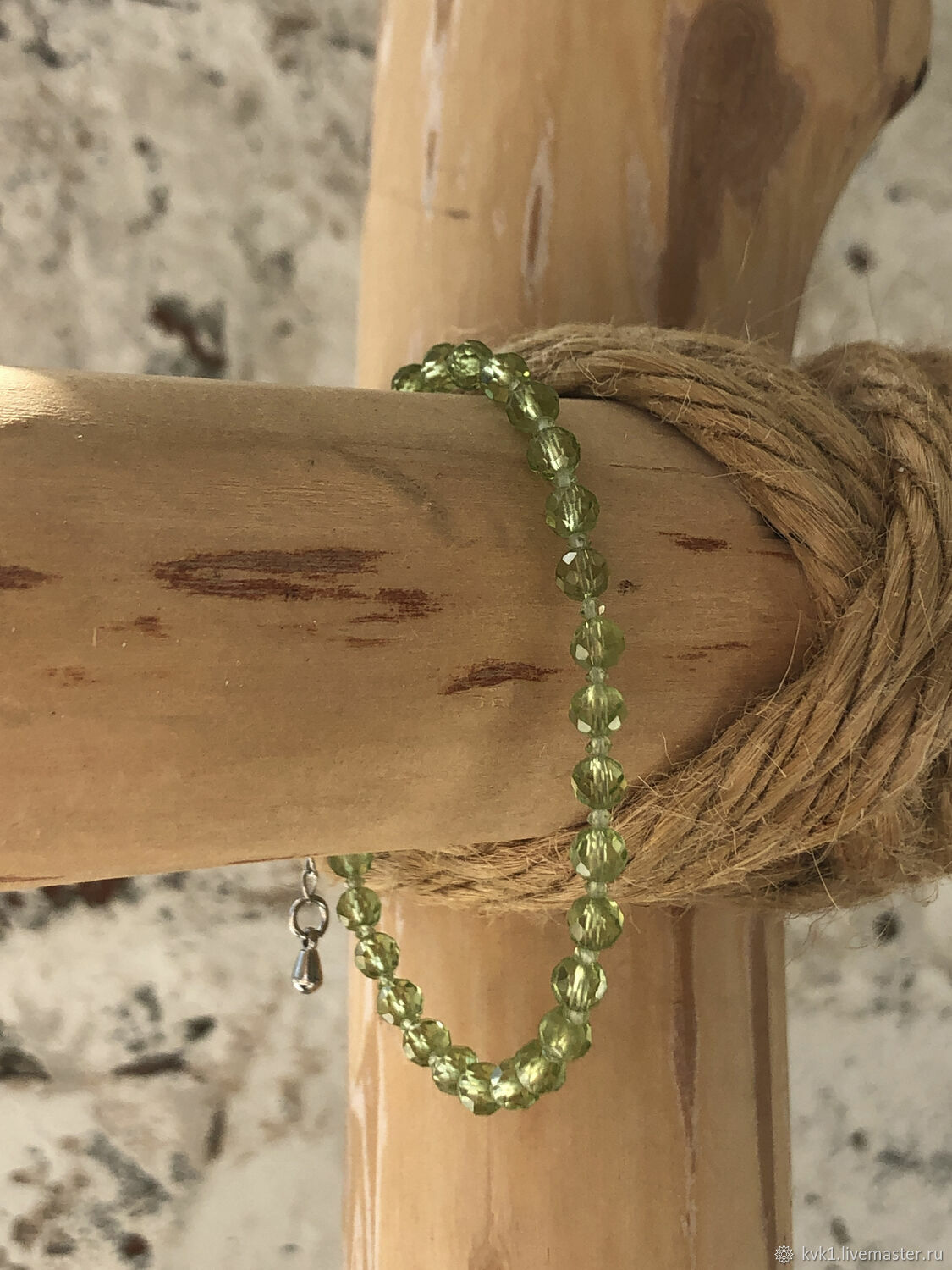 Женский браслет из хризолита в ювелирной огранке в интернет-магазине на ...