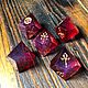 Заказать Кубики, дайсы для VTM, vampire the masquerade, втм, мир тьмы «Ночь». Juisas-jewel. Ярмарка Мастеров. . Фишки и кости Фото №3
