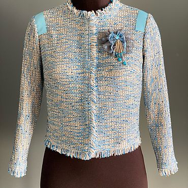 Жакет с брошкой.. ATELIER Ekaterina BUTAKOVA. Одежда женская ручной работы - Ярмарка Мастеров Одежда женская ручной работы. Ярмарка Мастеров - ручная работа Жакет с брошкой.. Handmade.