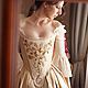 Средневековое свадебное платье из льна