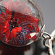  ' Red dichroic'. Pendant. glassquaill. Online shopping on My Livemaster.  Фото №2