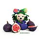 Knitted toys. figs! Collection ' Flower hedgehogs!'. Amigurumi dolls and toys. Cross stitch and beads!. My Livemaster. Фото №11