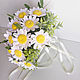 Order a bouquet of daisies. Flowers polymer clay handmade. Olga-art-flower. Livemaster. . Bouquets Фото №3