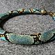 Harness beaded Turquoise Python, Necklace, Yalta,  Фото №1