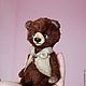 Order Chocolate bear. Choco-bear.  Collectible bear-Teddy. chocolate. NatalyTools (natalytools). Livemaster. . Teddy Bears Фото №3
