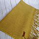  Handmade woven scarf made of Italian yarn linen, Scarves, Rubtsovsk,  Фото №1