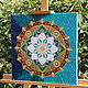 Order Mandala painting 'Filling with vital energy' 40h40cm. ommandalaom. Livemaster. . Esoteric Mandala Фото №3