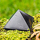 Pyramid of shungite 25 cm polished, stone decor for home, Stones, St. Petersburg,  Фото №1