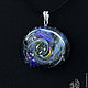 Заказать Кулон Галактика 2. Серебро 925 пробы лэмпворк lampwork На поясе Ориона. ★ Космическое стекло★. Ярмарка Мастеров. . Подвеска Фото №3