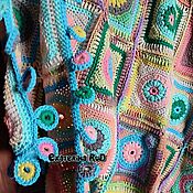 Для дома и интерьера handmade. Livemaster - original item Knitted BOHO plaid, the author`s blanket 