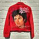 Джинсовая куртка с рисунком Майкл Джексон Michael Jackson. Куртки. Ольга  (nigelolart). Ярмарка Мастеров.  Фото №5