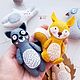 Игрушки в скандинавском стиле. Гирлянда в детскую. Игрушки на ёлочку#2. Игрушки. Лидия Куклина (kuklina-lidiya). Ярмарка Мастеров.  Фото №5