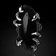 Перстень серебряный  Когти Дракона с обсидианом. Кольца. Aventure.Jewelry. Интернет-магазин Ярмарка Мастеров.  Фото №2