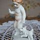 Porcelain figurine of a 'Putto with a dog' Germany. NEUNDORF. Vintage statuettes. Imperia. Online shopping on My Livemaster.  Фото №2