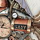 Часы в стиле стимпанк механическая рыба             " Lady". Часы классические. steampunkclock777. Ярмарка Мастеров.  Фото №5
