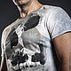 Заказать Sanbenito Skull Marble. Sanbenito. Ярмарка Мастеров. . Футболки Фото №3