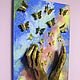Flight of butterflies, Butterflies on the wall, Decorative Butterflies. Panels. Author's sculpture decor. Online shopping on My Livemaster.  Фото №2