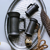 Винтаж handmade. Livemaster - original item Vintage set of tin measuring cups KDM Netherlands. Handmade.