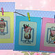 Cross stitch greeting card Ice Cream. Cards. FavoriteStitch. Online shopping on My Livemaster.  Фото №2