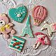 Набор имбирных пряников "Love Paris". Набор пряников. Имбирные пряники DuncanStore. Ярмарка Мастеров.  Фото №5