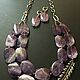 Order Set of Lilac with amethysts. Supershtuchki. Livemaster. . Jewelry Sets Фото №3