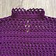 Кофточка вязаная «Openwork». Кофты. nata_i_knit (klepalova). Ярмарка Мастеров.  Фото №4