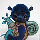 Maya & blue giraffe...))). Тедди Зверята. ПЛЮШЕВЫЙ РАЙ (материалы в розницу). Ярмарка Мастеров.  Фото №6