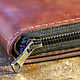 Genuine leather wallet with Bear Paw engraving. Purse. IguanaLeather (iguanaleather). My Livemaster. Фото №6