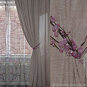 Для дома и интерьера handmade. Livemaster - original item tulle: Curtains for the bedroom 