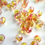 Материалы для творчества handmade. Livemaster - original item Beads: Glass Czech Republic Fire Polished 4mm. Handmade.
