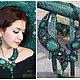 necklace+earrings 'the emerald pool', Jewelry Sets, Lviv,  Фото №1