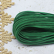 Материалы для творчества handmade. Livemaster - original item Belarusian soutache 2,5 mm Green 1 meter. Handmade.