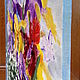 Oil painting Irises and yaskolka. Decorated. Pictures. Paint with Love (lotmarket). My Livemaster. Фото №5
