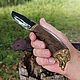 Cuchillo con fundición 'Jabalí' ST 40h13.. dureza HRC 55-56 ed. Knives. The Gift Oasis. Ярмарка Мастеров.  Фото №13