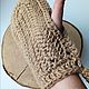 Washcloth - glove made of jute fiber with a hole for a finger. Washcloths. Mochalka.. My Livemaster. Фото №5