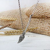 Украшения handmade. Livemaster - original item Broom pendant on a chain. Female amulet.. Handmade.
