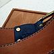 Men's belt,personalized, blue color. Straps. Marik Leather Craft. My Livemaster. Фото №5