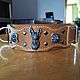  "Один". Ошейники. SOLVI antique leather. Ярмарка Мастеров.  Фото №4