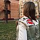 Нашивка Губы. Брошь-булавка. VandA Нашивки. Ярмарка Мастеров.  Фото №4