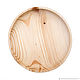 Flat wooden plate made of fir 19 cm. T67. Plates. ART OF SIBERIA. Online shopping on My Livemaster.  Фото №2