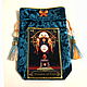 Pouch for Tarot cards 'Dreams of Gaia' blue, Baggie, Noginsk,  Фото №1
