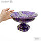 Order  A unique handmade vase made of charoite is a symbol of prosperity. Miner premium - Ltd Moscow (mineralpremium). Livemaster. . Vases Фото №3
